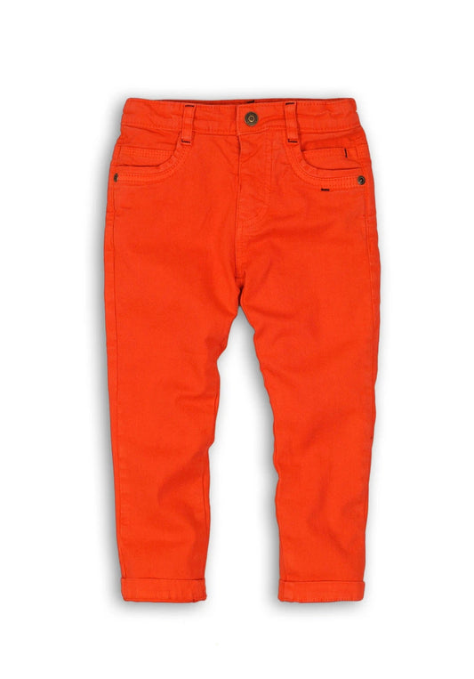 Boys bright washed twill pants